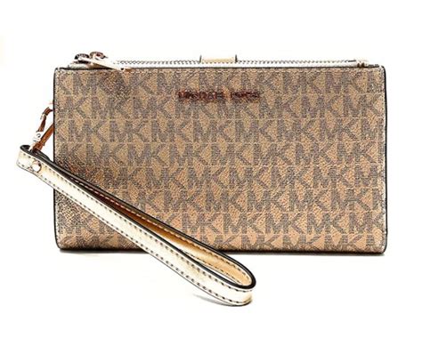 michael kors jet set wallet macys|michael kors zippered wallet.